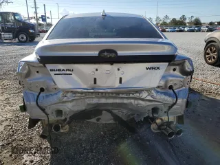 2024 Subaru WRX with VIN JF1VBAB6XR9803582, listed as a Copart auction lot 43557785 with 4,938 mi miles and Salvage Title. Bid and sale history available at carsss.com. Image 6.