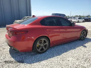 2018 Alfa Romeo Giulia Ti Sport с VIN ZARFAECN1J7567599, выставлен на аукционе Copart как лот 56204755 с пробегом 63 397 миль миль и Списание • Salvage title. История ставок и продаж доступна на DreamBid. Изображение 3.