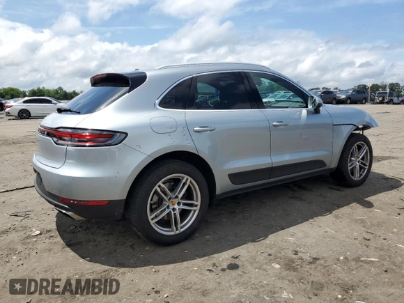 2021 Porsche Macan with VIN WP1AA2A58MLB14290, listed as a Copart auction lot 61235505 with 24,347 mi miles and Salvage title. Bid and sale history available at DreamBid. Image 3.
