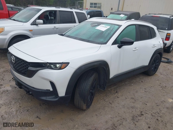 2025 Mazda CX-50 2.5 S Premium Package with VIN 7MMVABDM1SN308912, listed as a IAAI auction lot 41446605 with 17,499 mi miles. Bid and sale history available at carsss.com. Image 18.
