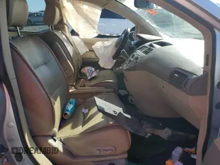 2007 Nissan Quest SL with VIN 5N1BV28U67N129530, listed as a Copart auction lot 77336154 with 0 mi miles and Salvage Title. Bid and sale history available at carsss.com. Image 7.
