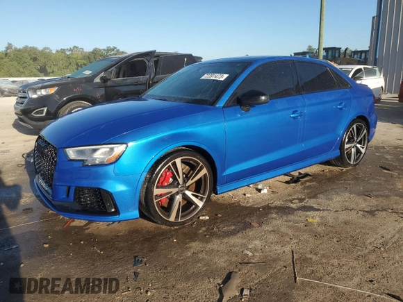 2019 Audi RS 3 z VIN WUABWGFF6KA903460, wystawiony jako Copart lot #72391473 z przebiegiem 42 921 mil mil oraz . Historia ofert i sprzedaży dostępna na DreamBid. Obrazek 1.