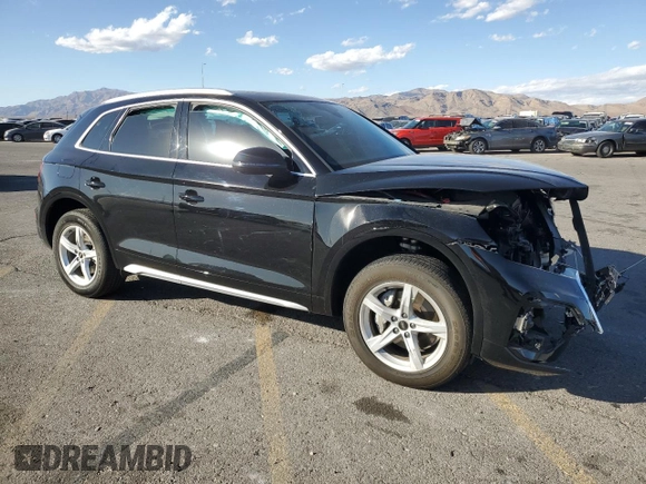 2023 Audi Q5 Premium with VIN WA1ABAFY4P2086178, listed as a Copart auction lot 43965375 with 21,883 mi miles and Salvage title. Bid and sale history available at DreamBid. Image 4.