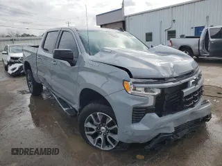 2024 Chevrolet Silverado 1500 RST with VIN 3GCPDEEK8RG396438, listed as a Copart auction lot 43966515 with 6,235 mi miles and Salvage Title. Bid and sale history available at carsss.com. Image 4.
