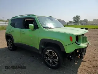 2016 Jeep Renegade Limited with VIN ZACCJBDT8GPC60046, listed as a Copart auction lot 60529055 with 110,282 mi miles and Salvage title. Bid and sale history available at DreamBid. Image 15.
