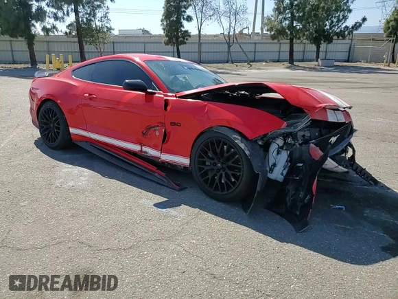 2022 Ford Mustang GT with VIN 1FA6P8CF3N5110299, listed as a Copart auction lot 56389905 with 34,342 mi miles and Salvage title. Bid and sale history available at DreamBid. Image 14.
