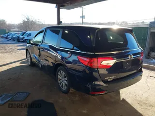 2019 Honda Odyssey LX with VIN 5FNRL6H2XKB124126, listed as a IAAI auction lot 40859906 with 24,369 mi miles and . Bid and sale history available at DreamBid. Image 3.