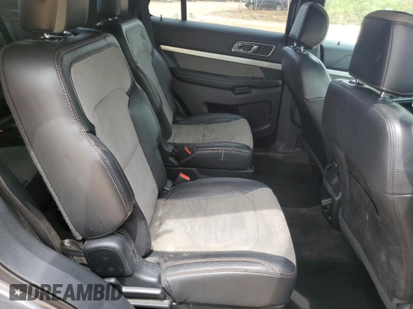 2017 Ford Explorer XLT with VIN 1FM5K7D81HGD62121, listed as a Copart auction lot 53132825 with 63,050 mi miles and Salvage title. Bid and sale history available at DreamBid. Image 11.