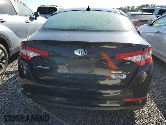 2013 Kia Optima Hybrid LX with VIN KNAGM4AD9D5055760, listed as a Copart auction lot 74271314 with 0 mi miles and Salvage Title. Bid and sale history available at carsss.com. Image 6.