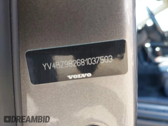 2008 Volvo XC70 with VIN YV4BZ982681037503, listed as a IAAI auction lot 42170388 with 192,516 mi miles and . Bid and sale history available at DreamBid. Image 9.