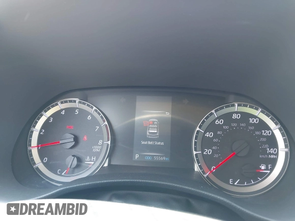 2020 Toyota Highlander L with VIN 5TDCZRAH4LS028560, listed as a IAAI auction lot 42436309 with 55,569 mi miles and . Bid and sale history available at DreamBid. Image 7.