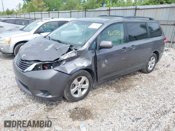 2013 Toyota Sienna LE AAS with VIN 5TDKK3DC0DS301315, listed as a IAAI auction lot 42215454 with 328,507 mi miles and . Bid and sale history available at DreamBid. Image 22.