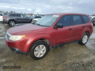 2010 Subaru Forester 2.5X with VIN JF2SH6AC6AH760399, listed as a Copart auction lot 44395725 with 172,832 mi miles and Clean Title. Bid and sale history available at carsss.com. Image 1.