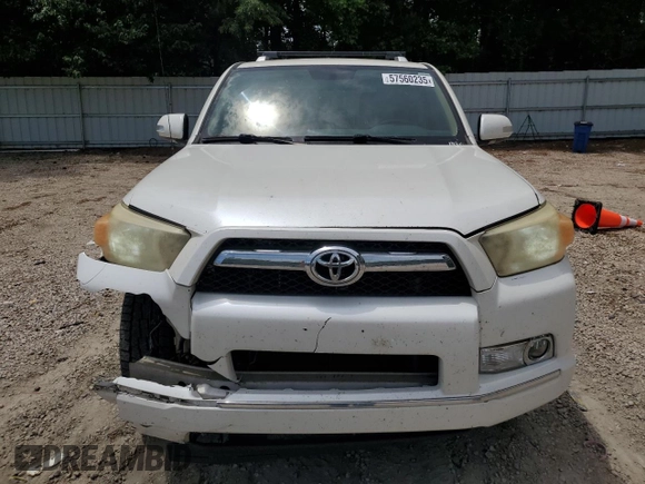 2011 Toyota 4Runner Trail with VIN JTEBU5JRXB5075376, listed as a Copart auction lot 57560235 with 259,810 mi miles and Salvage title. Bid and sale history available at DreamBid. Image 5.