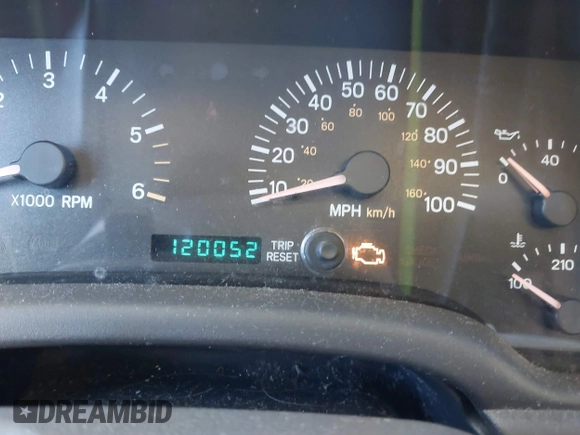 2001 Jeep Cherokee Sport with VIN 1J4FT48S11L539624, listed as a IAAI auction lot 41370117 with 120,052 mi miles. Bid and sale history available at carsss.com. Image 7.