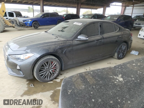2019 Genesis G70 Advanced with VIN KMTG74LE3KU025030, listed as a Copart auction lot 46325035 with 26,942 mi miles and Clean Title. Bid and sale history available at DreamBid. Image 1.