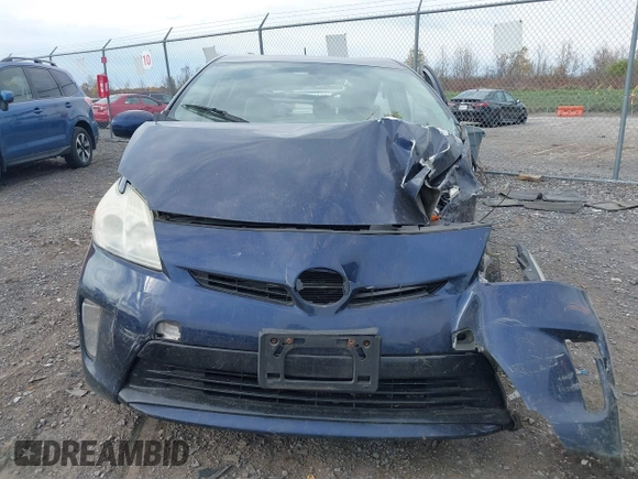 2013 Toyota Prius One with VIN JTDKN3DU2D1687801, listed as a IAAI auction lot 40650178 with 58,017 mi miles and . Bid and sale history available at DreamBid. Image 12.
