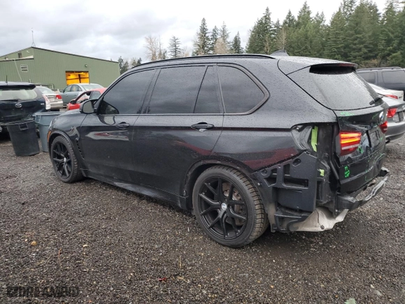 2015 BMW X5 M with VIN 5YMKT6C59F0C89697, listed as a Copart auction lot 80650234 with 50,367 mi miles and Salvage Title. Bid and sale history available at carsss.com. Image 2.