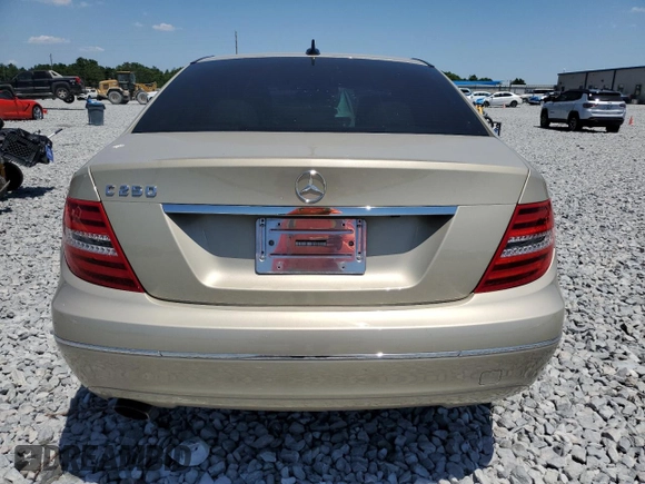 2012 Mercedes-Benz C-Class C 250 Sport with VIN WDDGF4HB4CR238689, listed as a Copart auction lot 54550575 with 45,226 mi miles and Salvage Title. Bid and sale history available at carsss.com. Image 6.