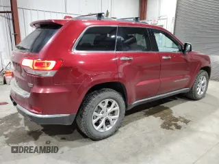 2015 Jeep Grand Cherokee Summit with VIN 1C4RJFJM5FC859147, listed as a Copart auction lot 80827064 with 121,106 mi miles and Salvage Title. Bid and sale history available at carsss.com. Image 3.