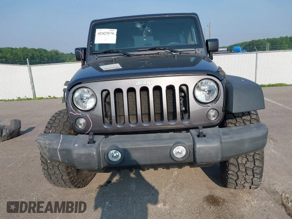 2018 Jeep Wrangler Unlimited Sport S with VIN 1C4BJWDG6JL854359, listed as a IAAI auction lot 42423170 with 84,470 mi miles and . Bid and sale history available at DreamBid. Image 13.