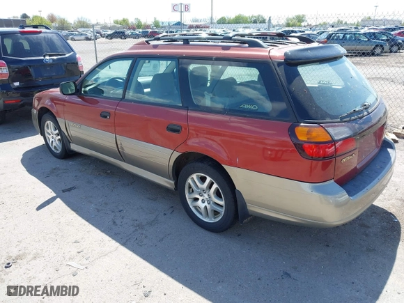 2003 Subaru Legacy Wagon Outback with VIN 4S3BH675737651773, listed as a IAAI auction lot 42095141 with 1 mi miles. Bid and sale history available at carsss.com. Image 3.
