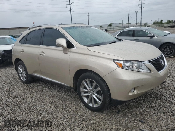 2011 Lexus RX 350 with VIN 2T2BK1BA0BC084419, listed as a Copart auction lot 58607015 with 159,030 mi miles and Salvage title. Bid and sale history available at DreamBid. Image 4.