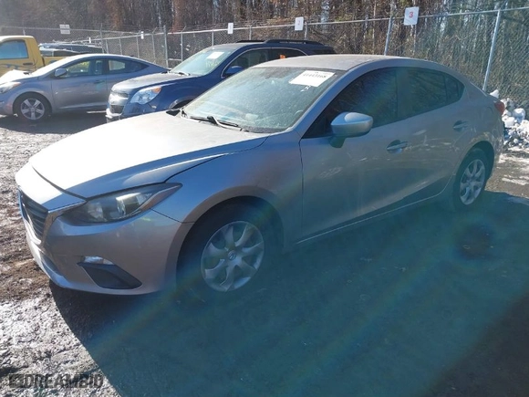 2014 Mazda Mazda3 i Sport with VIN JM1BM1U74E1124493, listed as a IAAI auction lot 41443168 with 83,656 mi miles. Bid and sale history available at carsss.com. Image 2.