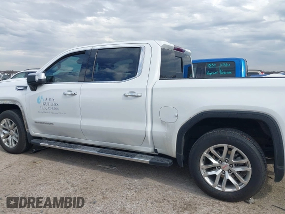 2020 GMC Sierra 1500 SLT z VIN 3GTU9DED1LG451500, wystawiony jako IAAI lot #41351345 z przebiegiem 53 576 mil mil oraz . Historia ofert i sprzedaży dostępna na DreamBid. Obrazek 14.