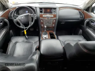 2018 Nissan Armada SL z VIN JN8AY2NC1JX502296, wystawiony jako Copart lot #53389055 z przebiegiem 129 237 mil mil oraz Czysty tytuł • Clean title. Historia ofert i sprzedaży dostępna na DreamBid. Obrazek 8.