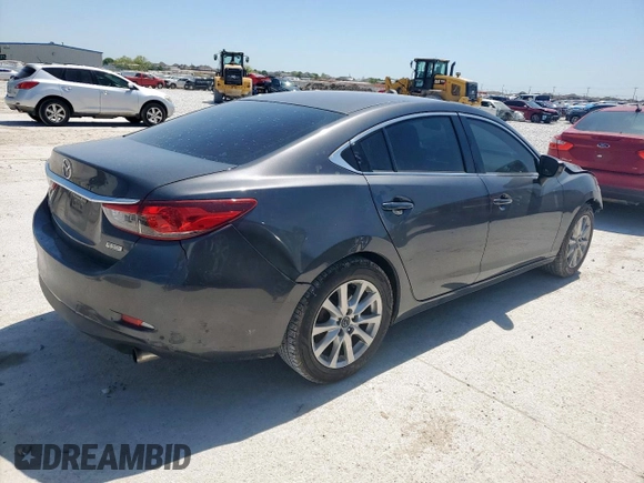 2016 Mazda 6 i Sport with VIN JM1GJ1U59G1458082, listed as a Copart auction lot 52247085 with 148,029 mi miles and Salvage Title. Bid and sale history available at DreamBid. Image 3.