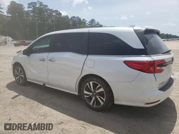 2024 Honda Odyssey Touring with VIN 5FNRL6H84RB014767, listed as a Copart auction lot 57070935 with Not provided miles and Salvage title. Bid and sale history available at DreamBid. Image 2.