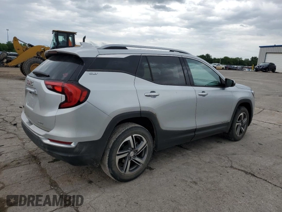 2021 GMC Terrain SLT with VIN 3GKALVEV7ML309670, listed as a Copart auction lot 53004105 with 84,192 mi miles and Salvage title. Bid and sale history available at DreamBid. Image 3.