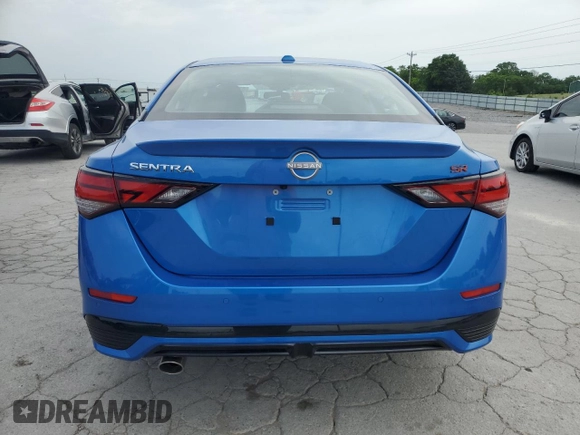 2025 Nissan Sentra SR с VIN 3N1AB8DV0SY269128, выставлен на аукционе Copart как лот 57147435 с пробегом 393 миль миль и Списание • Salvage title. История ставок и продаж доступна на DreamBid. Изображение 6.