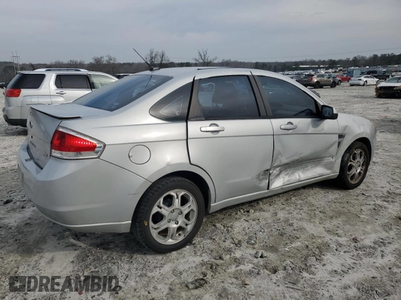 2008 Ford Focus SE with VIN 1FAHP35NX8W219776, listed as a Copart auction lot 47208955 with 150,598 mi miles and Salvage Title. Bid and sale history available at DreamBid. Image 3.