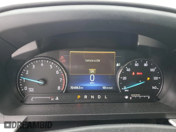 2022 Ford Explorer XLT with VIN 1FMSK8DH6NGB94206, listed as a Copart auction lot 58246175 with 70,498 mi miles and Salvage title. Bid and sale history available at DreamBid. Image 9.