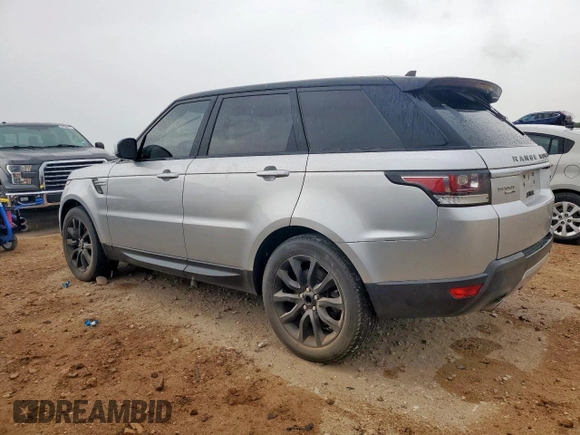 2016 Land Rover Range Rover Sport HSE with VIN SALWR2VF8GA543828, listed as a Copart auction lot 63114525 with 105,303 mi miles and Clean title. Bid and sale history available at DreamBid. Image 2.
