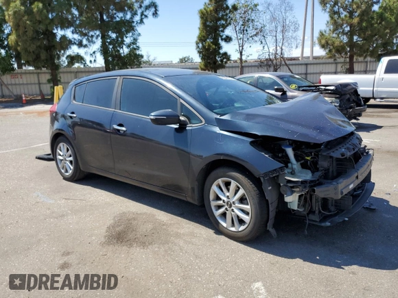 2017 Kia Forte LX with VIN KNAFK5A81H5698815, listed as a Copart auction lot 70346154 with 96,945 mi miles and Salvage Title. Bid and sale history available at carsss.com. Image 4.
