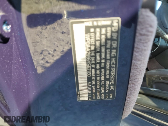 2000 Porsche 911 z VIN WP0AA2996YS621130, wystawiony jako Copart lot #77096434 z przebiegiem Nie podano mil oraz Szkoda całkowita • Salvage title. Historia ofert i sprzedaży dostępna na DreamBid. Obrazek 13.