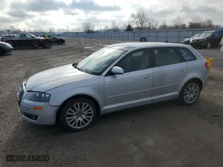 2008 Audi A3 with VIN WAUHF68P18A069109, listed as a Copart auction lot 79265324 with 0 mi miles and Clean Title. Bid and sale history available at carsss.com. Image 1.