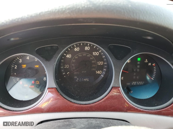 2003 Lexus ES 300 with VIN JTHBF30G030125203, listed as a Copart auction lot 51634635 with 207,202 mi miles and Non Repairable. Bid and sale history available at carsss.com. Image 9.