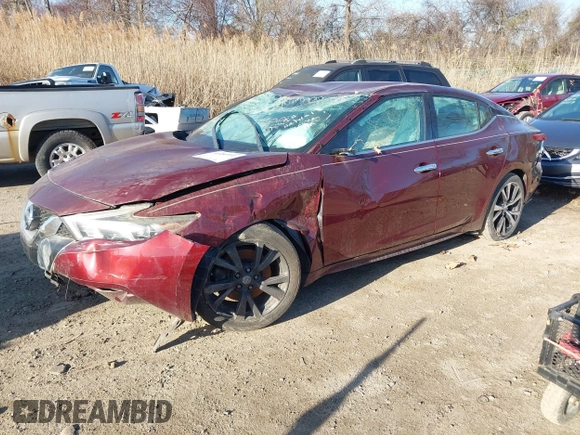 2017 Nissan Maxima Platinum with VIN 1N4AA6AP0HC436413, listed as a IAAI auction lot 41760711 with 43,926 mi miles and . Bid and sale history available at DreamBid. Image 2.