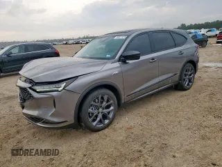 2022 Acura MDX w/A-Spec Package with VIN 5J8YE1H01NL029657, listed as a Copart auction lot 58671615 with 64,464 mi miles and Salvage title. Bid and sale history available at DreamBid. Image 1.