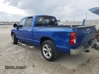 2007 Dodge 1500 SLT with VIN 1D7HA18267S196333, listed as a Copart auction lot 56033465 with 202,305 mi miles and Salvage Title. Bid and sale history available at DreamBid. Image 2.