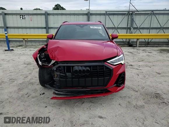 2021 Audi Q3 S line Premium Plus with VIN WA1EECF37M1006141, listed as a Copart auction lot 63611225 with 43,996 mi miles and Non repairable. Bid and sale history available at DreamBid. Image 15.