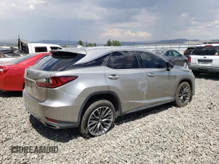 2021 Lexus RX with VIN 2T2SZMDA7MC259326, listed as a Copart auction lot 63167454 with 44,070 mi miles and Salvage Title. Bid and sale history available at carsss.com. Image 3.
