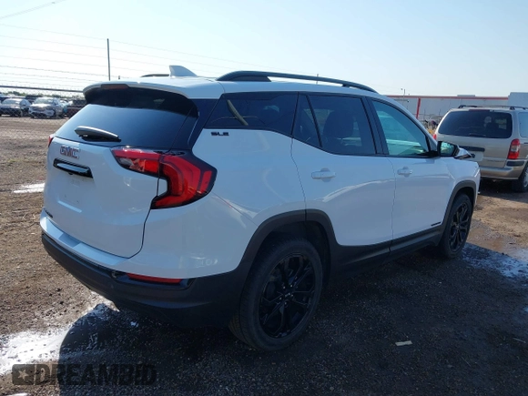 2021 GMC Terrain SLE with VIN 3GKALMEV8ML370164, listed as a IAAI auction lot 40569611 with 53,820 mi miles and . Bid and sale history available at carsss.com. Image 4.