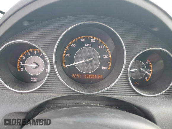 2008 Saturn Aura XE with VIN 1G8ZS57B78F253955, listed as a Copart auction lot 52855185 with 154,559 mi miles and Salvage Title. Bid and sale history available at DreamBid. Image 9.