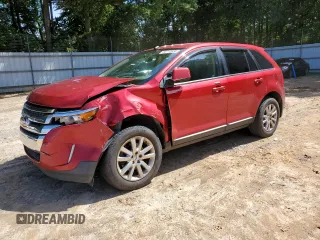 2011 Ford Edge Limited with VIN 2FMDK3KC2BBA01216, listed as a Copart auction lot 60713355 with 185,162 mi miles and Salvage title. Bid and sale history available at DreamBid. Image 1.