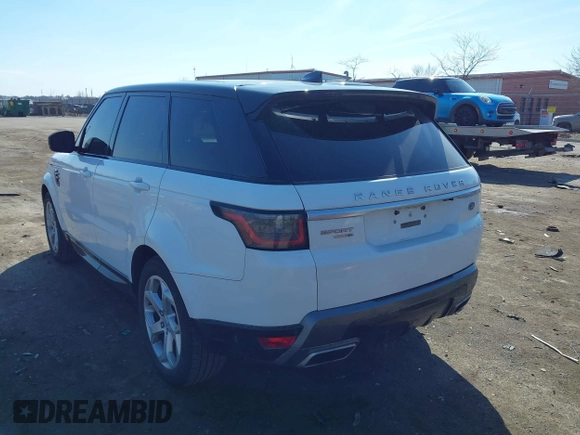 2018 Land Rover Range Rover Sport HSE with VIN SALWR2RV9JA411024, listed as a IAAI auction lot 41902083 with 111,216 mi miles and . Bid and sale history available at DreamBid. Image 3.